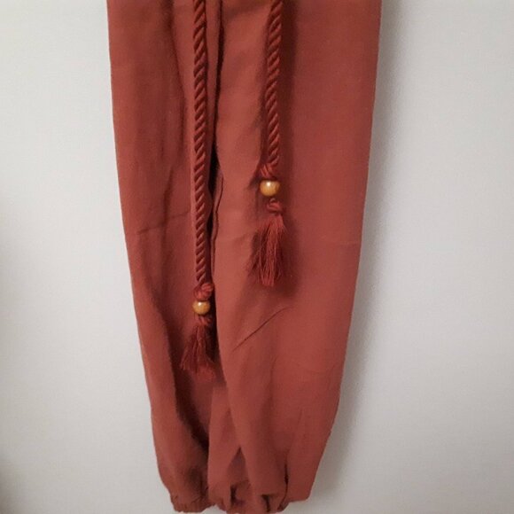 NWT Free People stitched smock linen blend jumpsuit - Picture 15 of 16